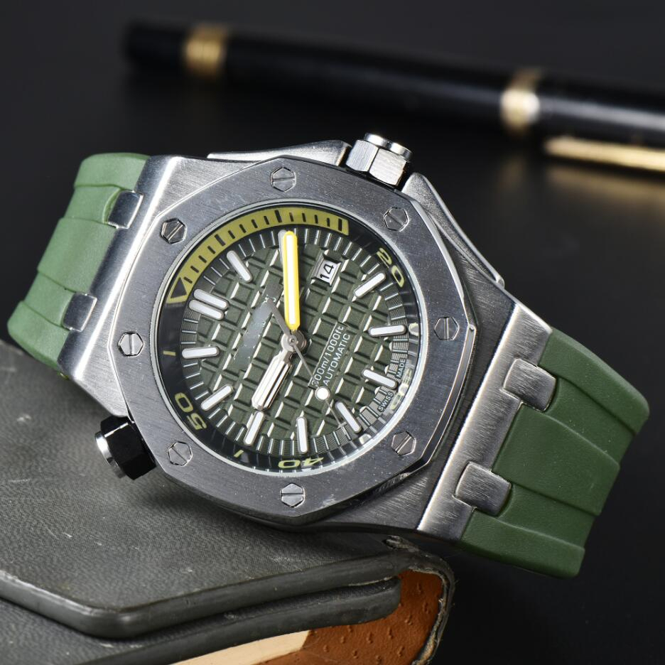 Top marque hommes femmes montres qualité mouvement à quartz montre chronographe mode bracelet en caoutchouc montres de luxe affaires sport montre
