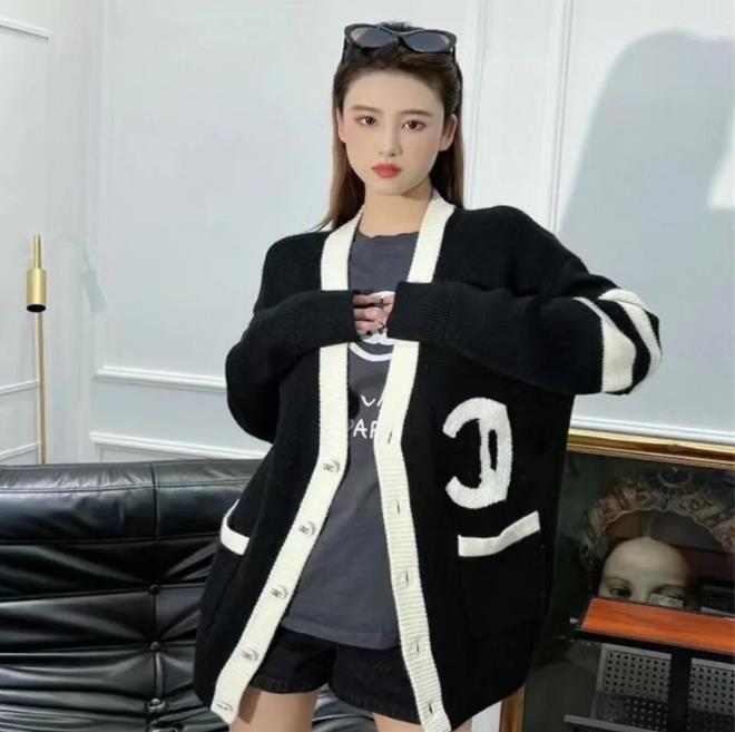 

Designer Womens Sweaters Women Spring Autumn Long sleeve Cardigan knit Loose Casual Woman designer Sweater Letter Top