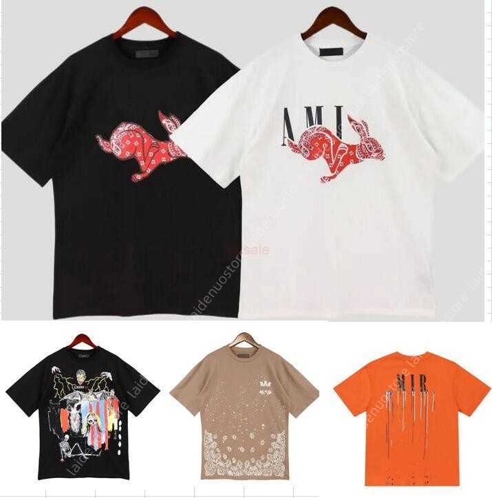 

Summer Mens T Shirts Womens Ameris Designer Printed Tops Tees Fashion Man T-shirt Quality Cotton Casual Short Sleeve Luxury Hip Hop Streetwear Tshirts SIZE S-XL, Sand0