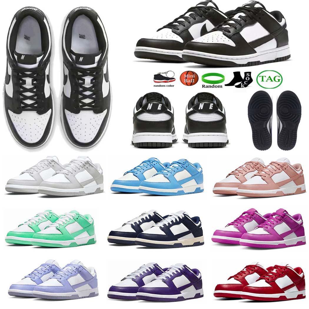 

Designer Shoes Running Shoes Basketball Shoes For Men Women Sneakers Black white panda University Blue White Red Fashion trends Outdoor leisure size 36-47, #12