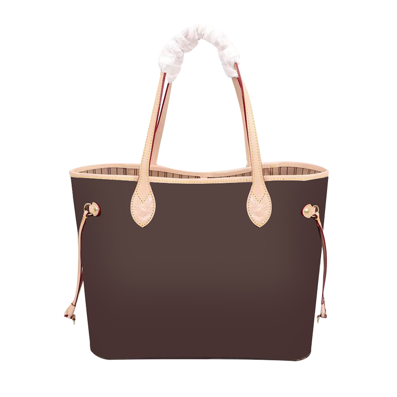 

tote bag designer bags handbag shoulder bag 2pcs set top quality classic flower checked shoulder outdoor MM GM shopping bags totes designer handbag women, Brown flower/pink