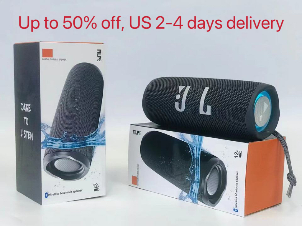

jbl speaker Flip 6 Speaker Mini Wireless Bluetooth Speakers Portable Waterproof Outdoor Sports Subwoofer Professional Audio Stereo, Black+gold