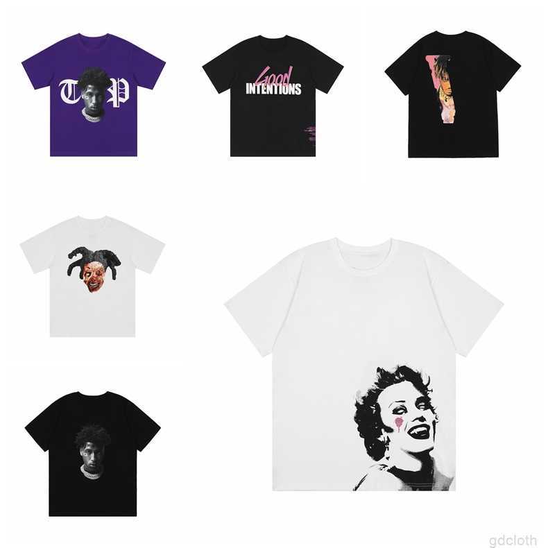 

Designer Large Big Reflective V Friends Men Women t shirts Casual Smoke Angel Loose Lovers luxury high quality Short vlone's Sleeve tee 02 01