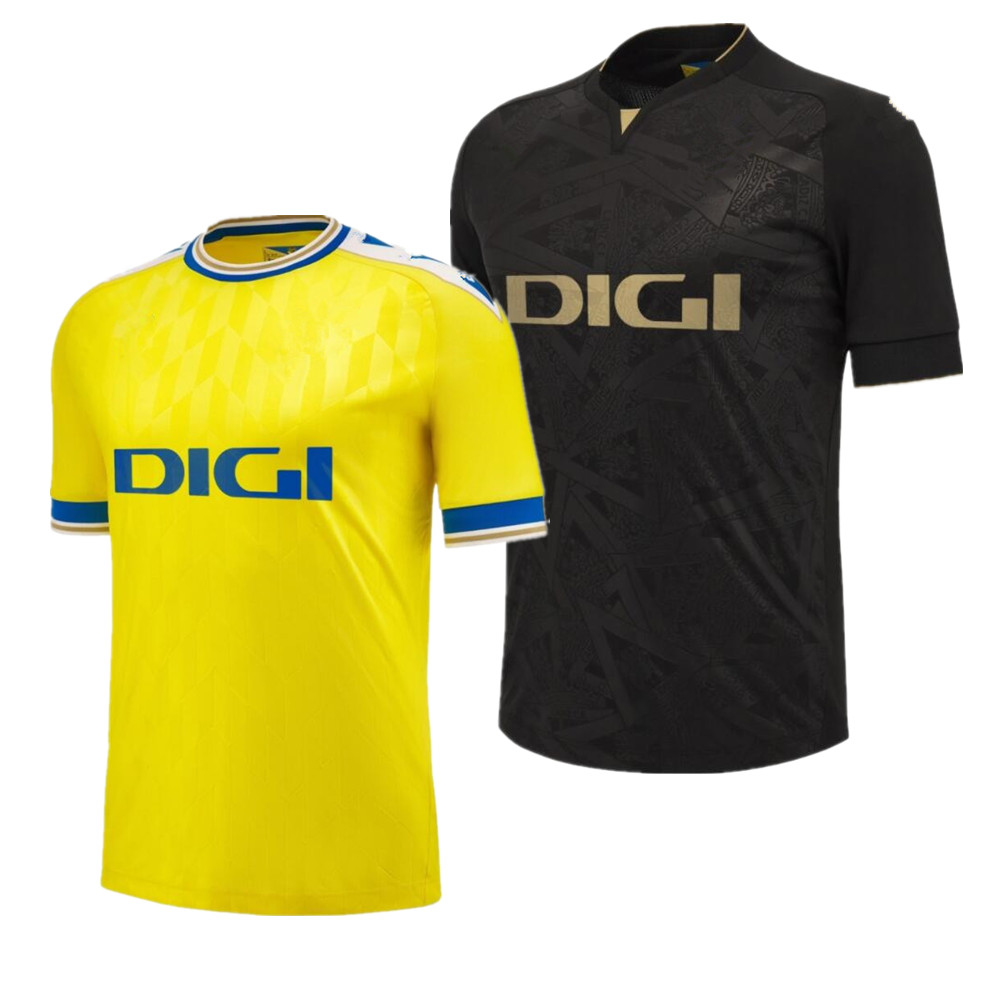 

2023 24 Men' T-Shirts Cadiz CF home and away Tee Special Edition Shirt, Yellow