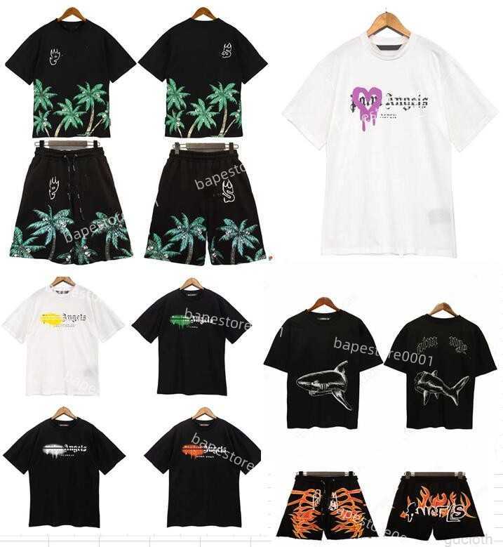 

Summer PA Men Womens palm T-shirts Mans Stylist Tee Guillotine Bear palms Printed Short Sleeve Truncated Bears Angles Tees angel t shirt 2030, Intgo879