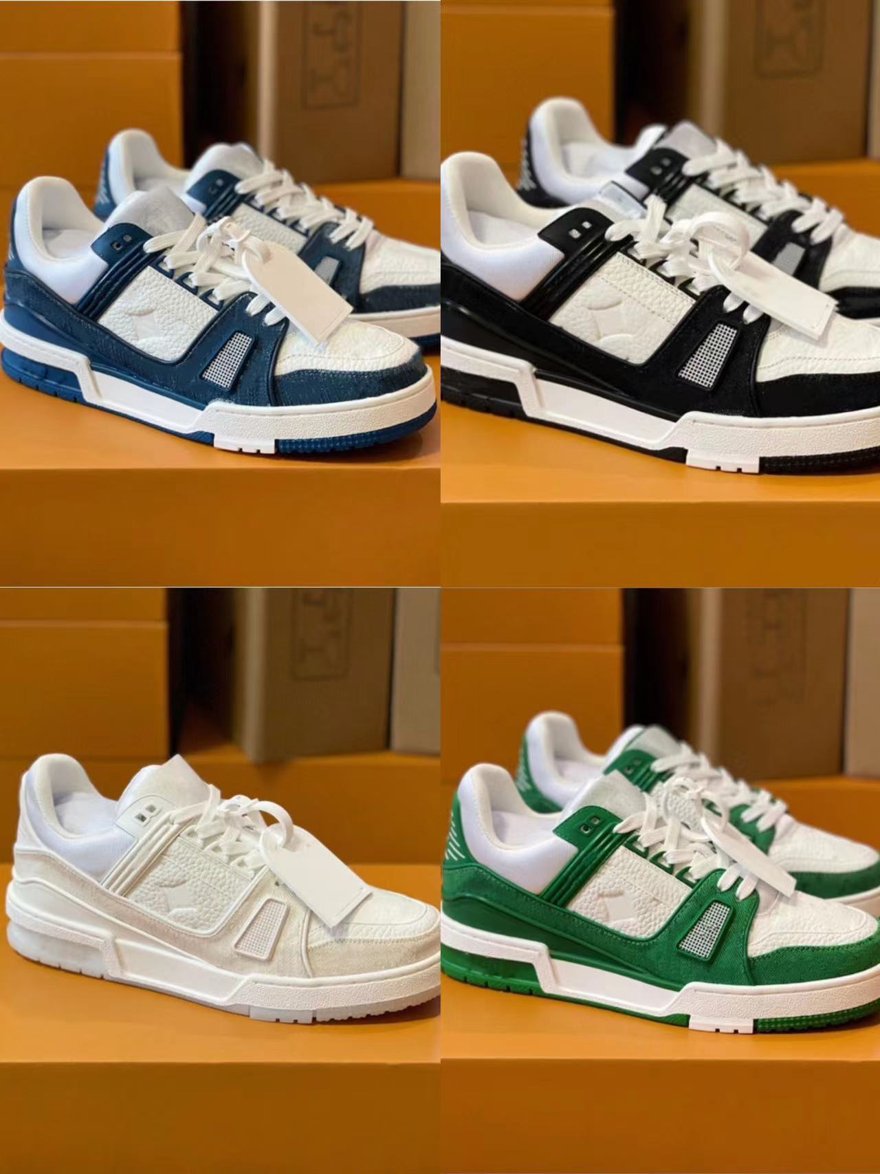 

L & V Casual g basket BOOT shoe women 3D old flowerTravel leather lace-up sneaker cowhide Fashion Flat original Running Trainers Letters men shoe platform gym sneaker, 03