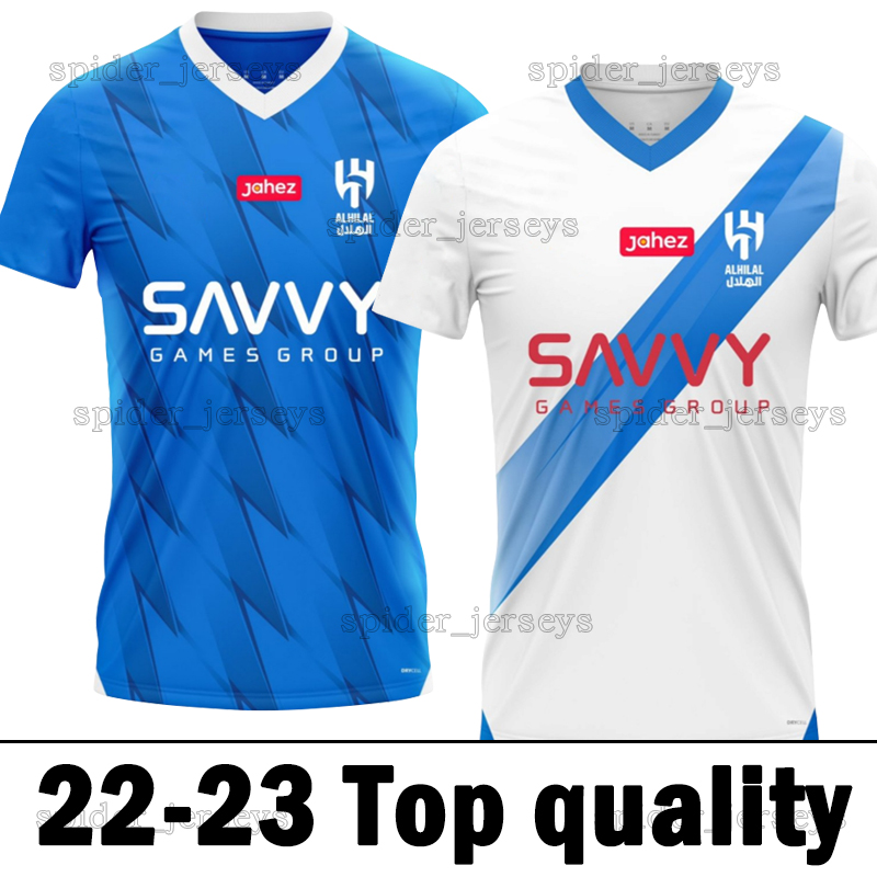 

23 24 Al-Hilal Saudi Football Club Soccer Jerseys 2023 2024 Al-Burayk NEVES NASSER D. Al-Shehri Al-Hamdan Football Shirt Marega Carrillo Michael Abdulhamid Men Uniforms, Liyadexinyue 23-24 home