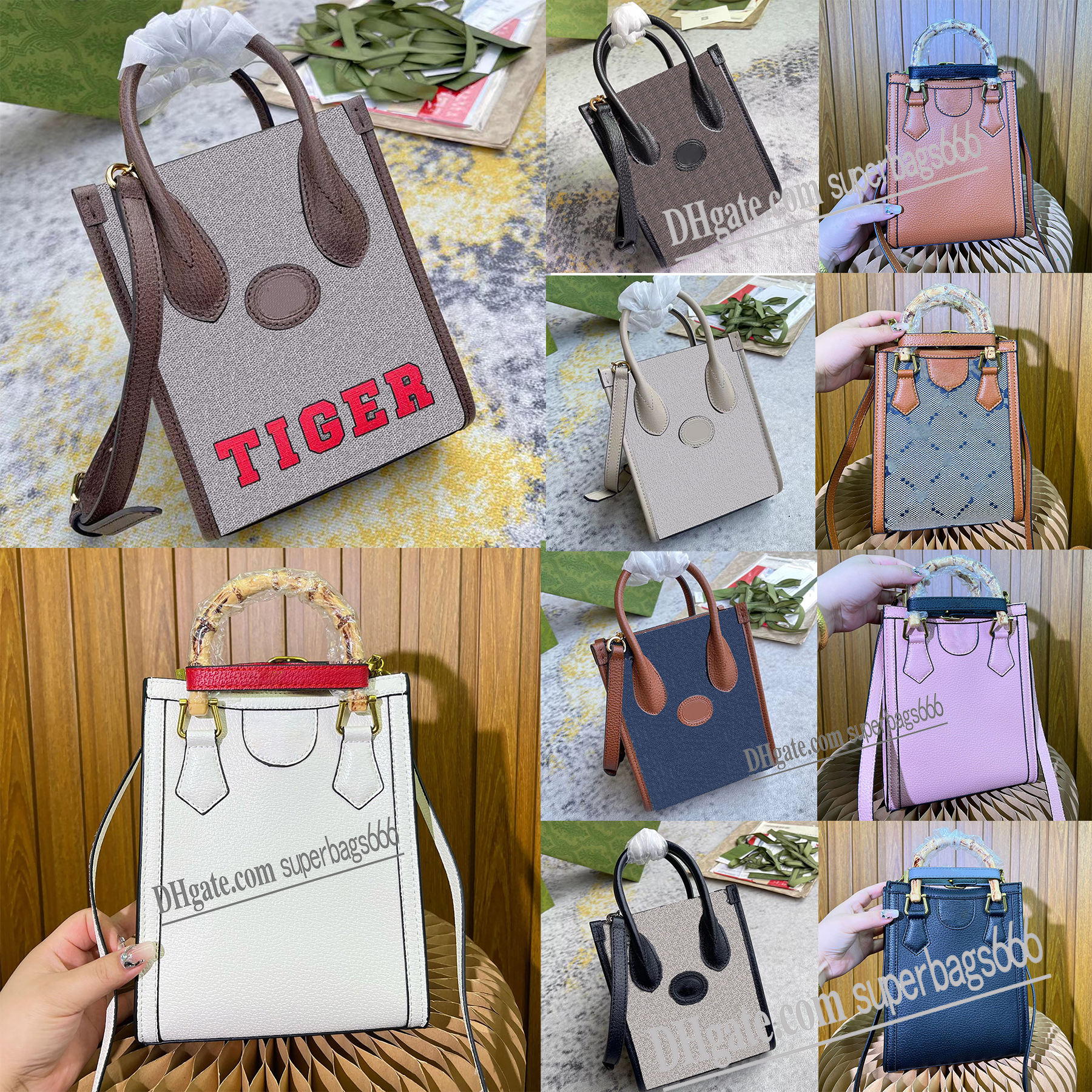 

Totes Women Fashion Crossbody Mini Tote Bag Luxury designer With Interlocking G Jumbo G Mini Handbags