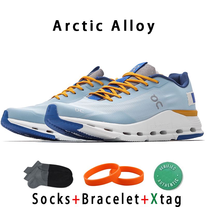 Top Quality On Cloud Cloudnova Form Running Shoes Federer Cloudtec Swiss Engineering Summer designer sneakers men women Arctic Alloy Black white