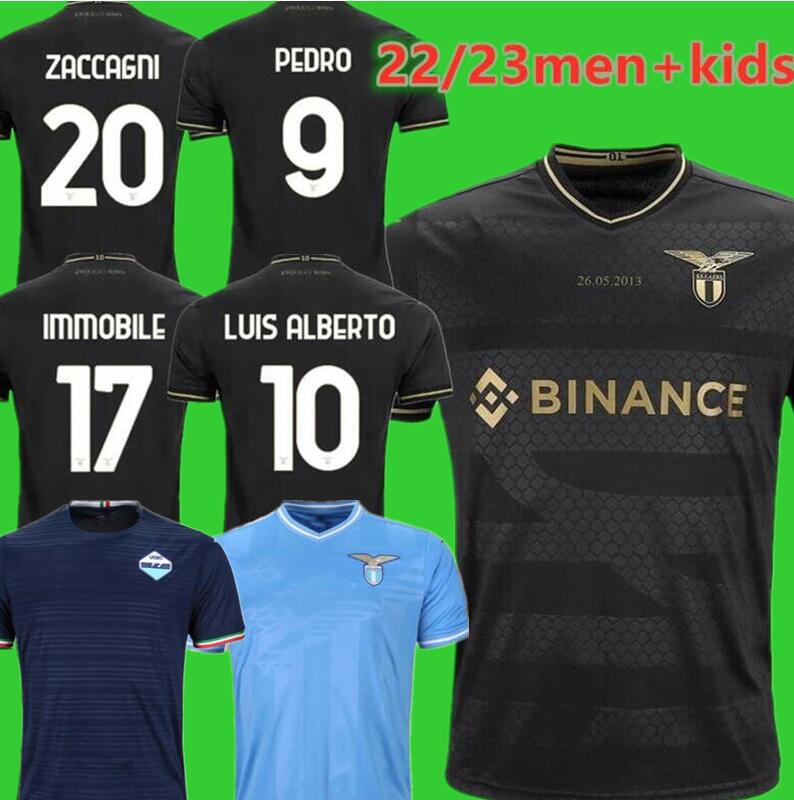 

2023 Lazio Immobile soccer Jerseys maglie 23 24 IMMOBILE LUIS BASTOS SERGEJ BADELJ LUCAS J.CORREA ZACCAGNI MARUSIC men kids kit football shirt 10th Anniversary