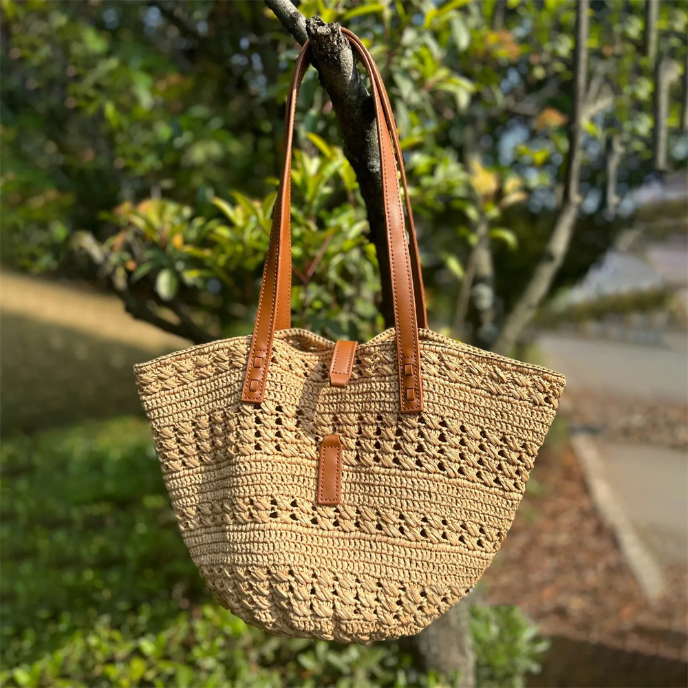 

Designer Shopping cross body Rive Gauche Women large capacity tote basket Underarm bag luggage Beach bags Shoulder weave handbag men Soft Toiletry Kits linen clutch