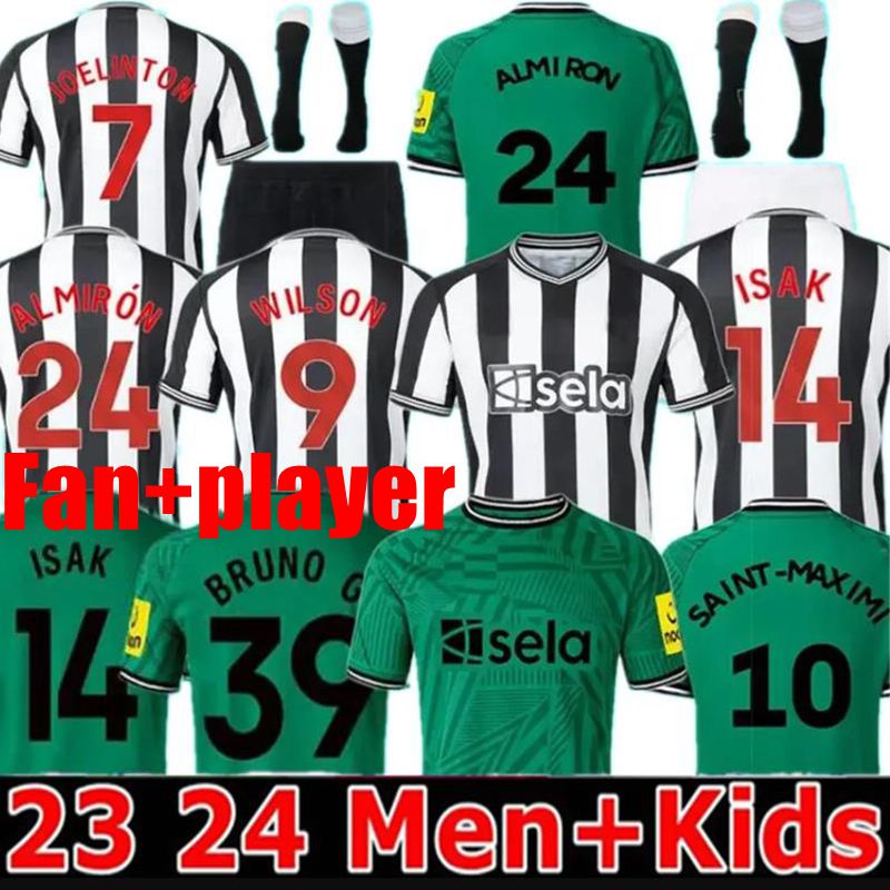 

23 24 130th Soccer Jerseys BRUNO G NEWCASTLES 130 Years BRUNO G. JOELINTON ISAK 23 24 NUFC Fans Player Version United MAXIMIN WILSON ALMIRON Football Shirt Mens Kids Kit, 23-24 home+patch