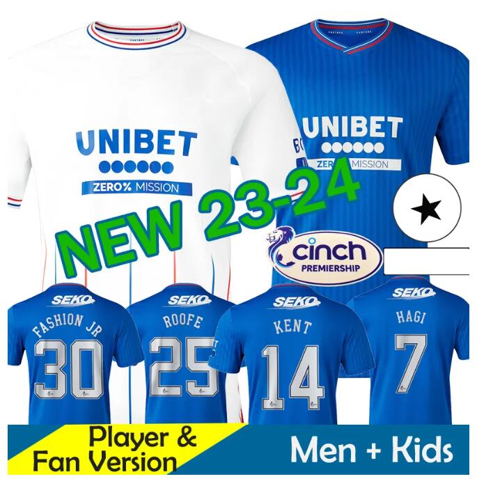 

23/24 RanGErs Soccer Jerseys Kid Kit 2023 2024 Football Shirt Player Version Training Goalkeeper Home Away Third 3rd Fourth 4th Set DAVIS COLAK LAWRENCE KENT R.MATONDO, Blue
