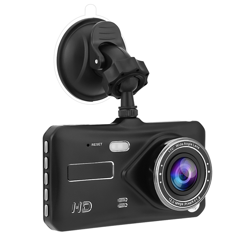 

4" Touchscreen Car DVR Dash Cam Driving Data Recorder Full HD 1080P 2Ch 170° Wide View Angle G-sensor Night Vision