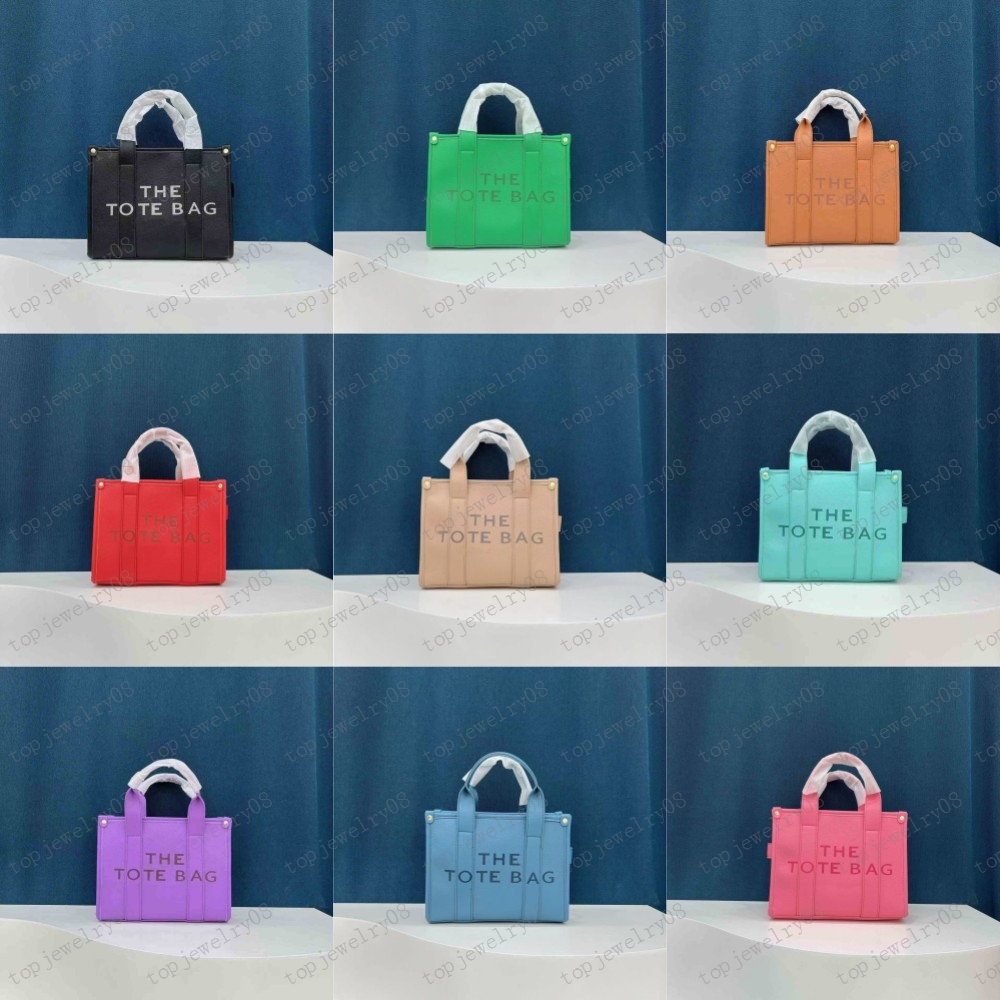 

The Totes Bags Women's Fashion Shoulder Shopping Bag Designer Handbag Large Capacity Plain Embossed PU Leather New Mini, Color 6