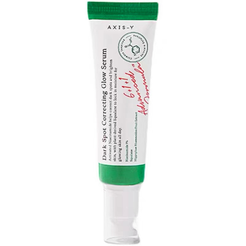 

Axis-Y Bark Spot Correcting Glow Serum Axis-Y 50ml SPF50+ Waterproof Brightening Serum Lightens Soothes Axis-Y 50ML Axis Korea Skincare
