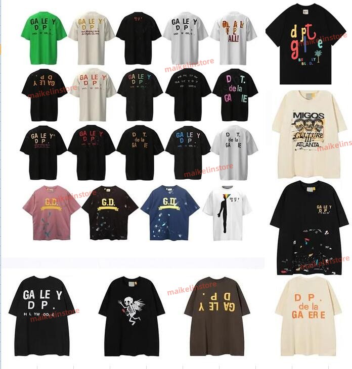 

Galleryse Depts Tees Mens T Shirts Women Designer Galleryes Depts T-shirts Cottons Tops Man S Casual Shirt Luxurys Clothing Street Shorts Sleeve Clothes Size S-XL, Cus1