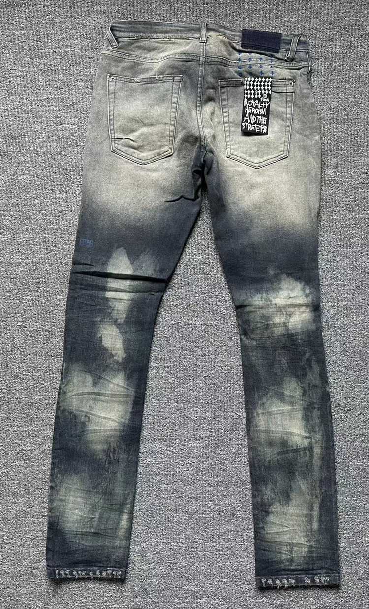 Ksubi jeans men Men&#039;s Spring/summer Washed Old Worn Hole Jeans Slim Fit Elastic Pants-image-885489487