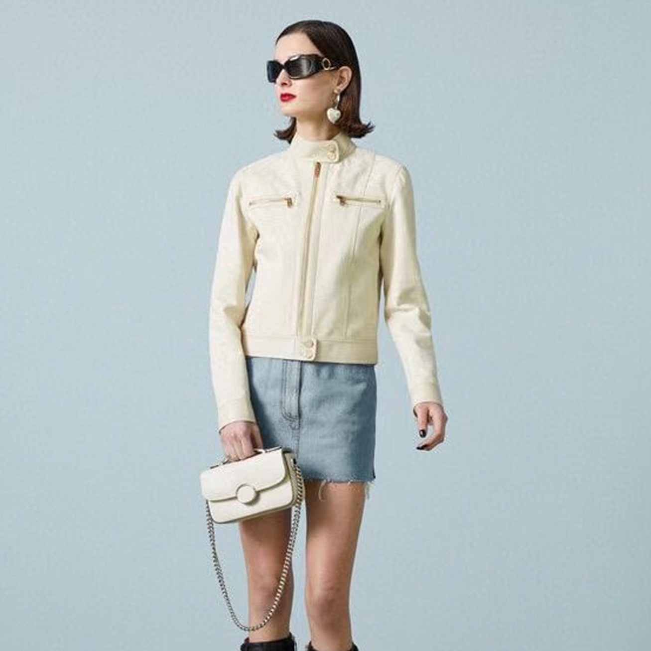 

Designer women jackets Two Piece Sets pants designer clothes outerwears luxury brand clothing long sleeves leisure style sportswear with size SML, White short