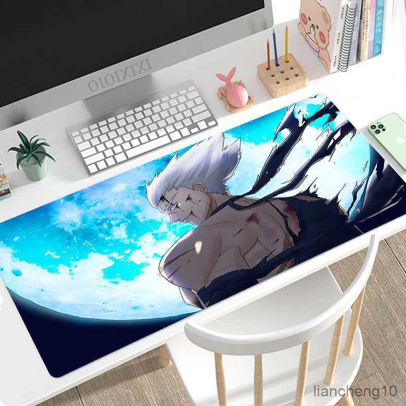 Mouse Pads Wrist Anime One Punch Man Mouse Pad Gaming XL New Home Large Mousepad XXL Non-Slip Natural Rubber Carpet Office Laptop Mouse Mat R2307-image-883630670