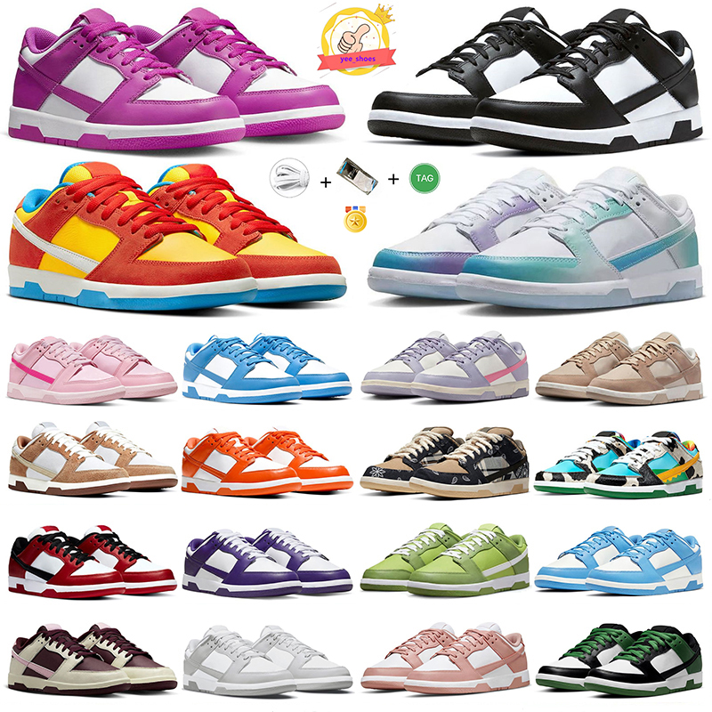 

Jogging Walking Shoe Mens Womens Shoes Platform Sneakers Panda UNC Active Fuchsia Triple Pink Unlock Your Space Sanddrift Grey Fog UNC Men Sports Trainers 36-45, Color#40