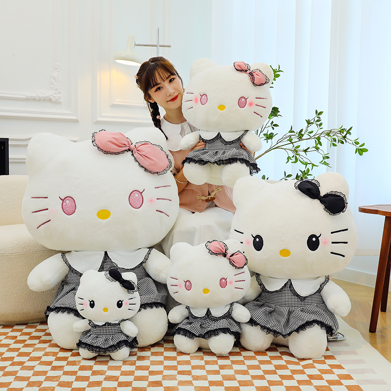 

Darkness cat Stuffed toy Japanese girl cat Ketten Stuffed toy, As picture