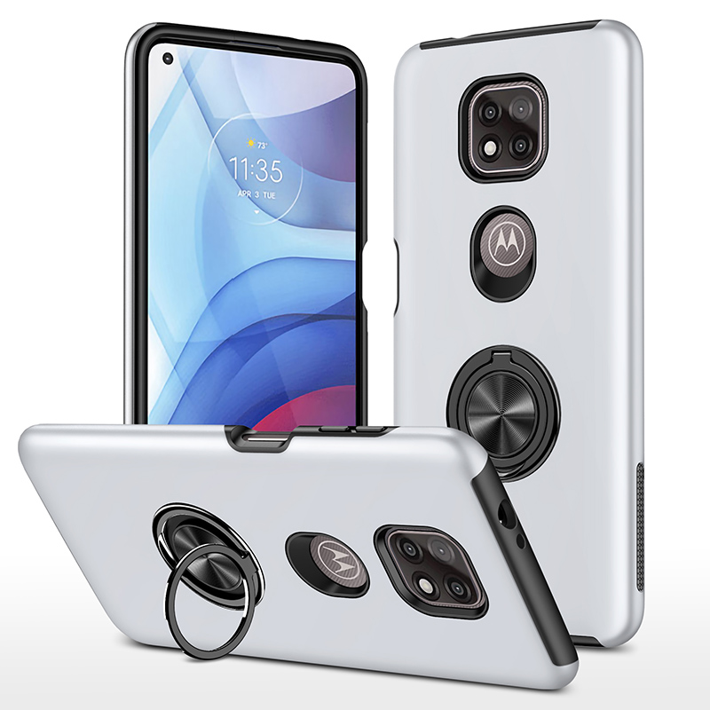 

Armor Shockproof Phone Cases For Motorola G 5G Pure Play Stylus Power G73 G100 Edge 20 30 Hybrid PC TPU Multifunction Kickstand Cellphone Bags Case, Black