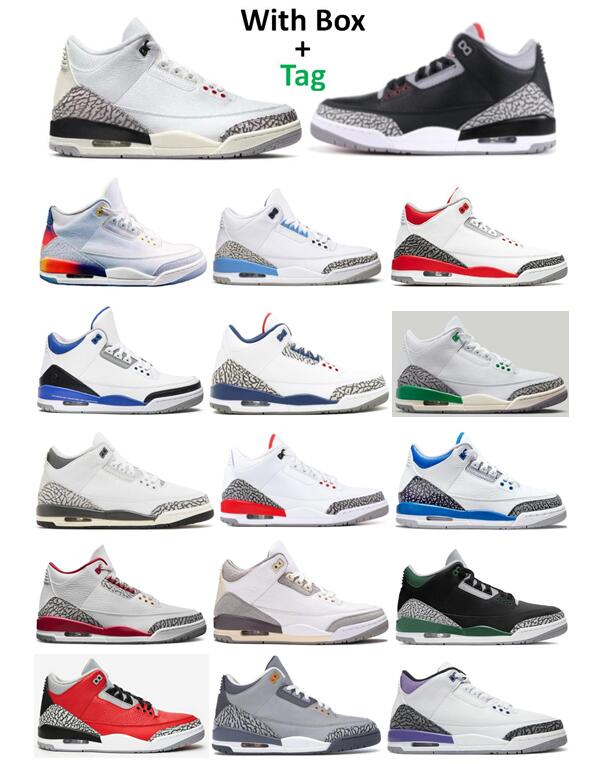 

Basketball Shoes Black Cement White Cement Reimagined UNC Fragment J Balvin Lucky Green Fire Red Wizards Cardinal Red Muslin AMM Pine Green True Blue Men Sneakers