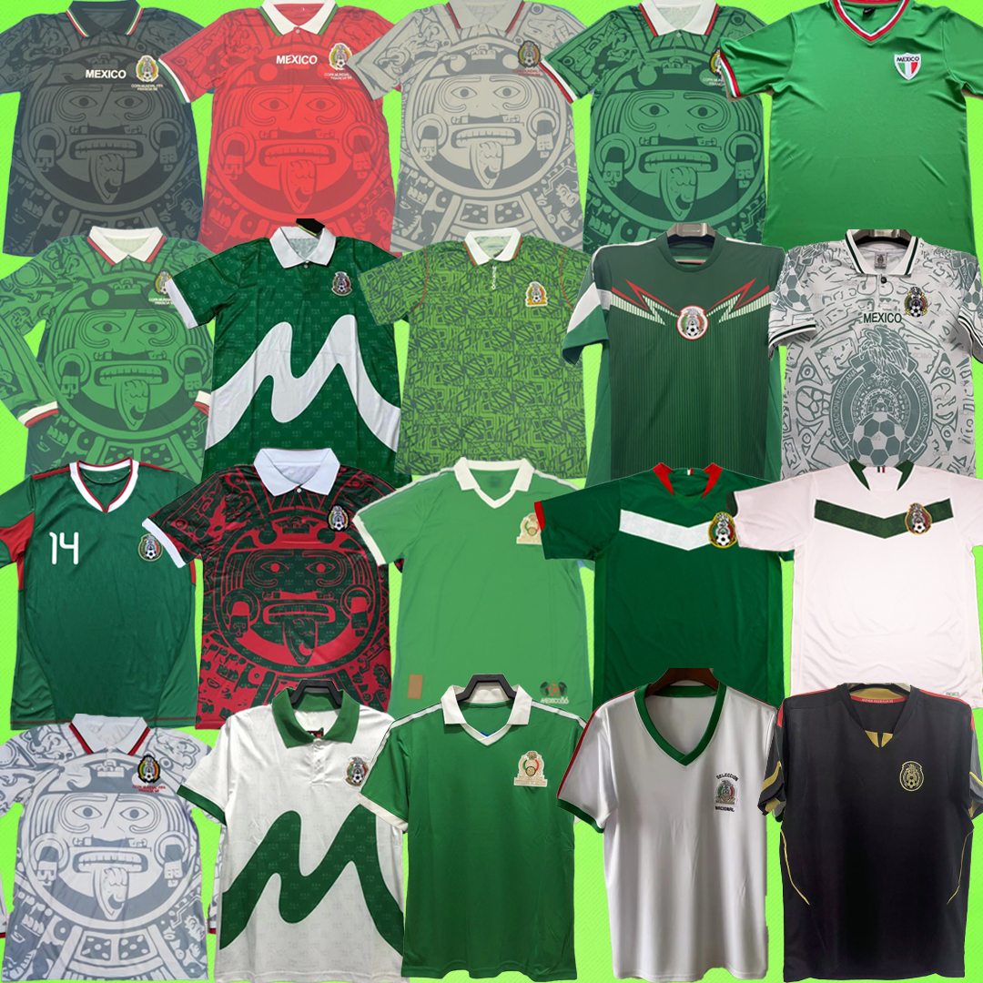 

Mexico Retro Soccer Jerseys 1970 1983 1994 1995 1996 1997 1998 2006 2010 2011 2012 2014 long sleeve vintage football shirt goalkeeper MEN uniform 94 95 96 97 98 06 10 11 12