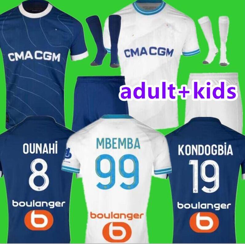

2023 2024 maillot MarseilleS soccer jerseys foot CUISANCE GUENDOUZI ALEXIS PAYET CLAUSS football shirts adult kids VERETOUT Under OM Olympique Vitinha, 23/24