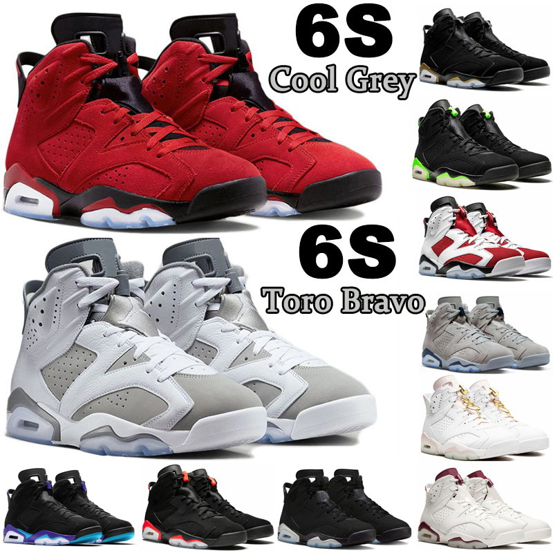 

6 cool jorden grey basketball shoes jumpman 6 aqua toro bravo chrome black cat infrared define moment gorgetown sliver jorde retro jorden6s maroon sneakers 2023, Color #11