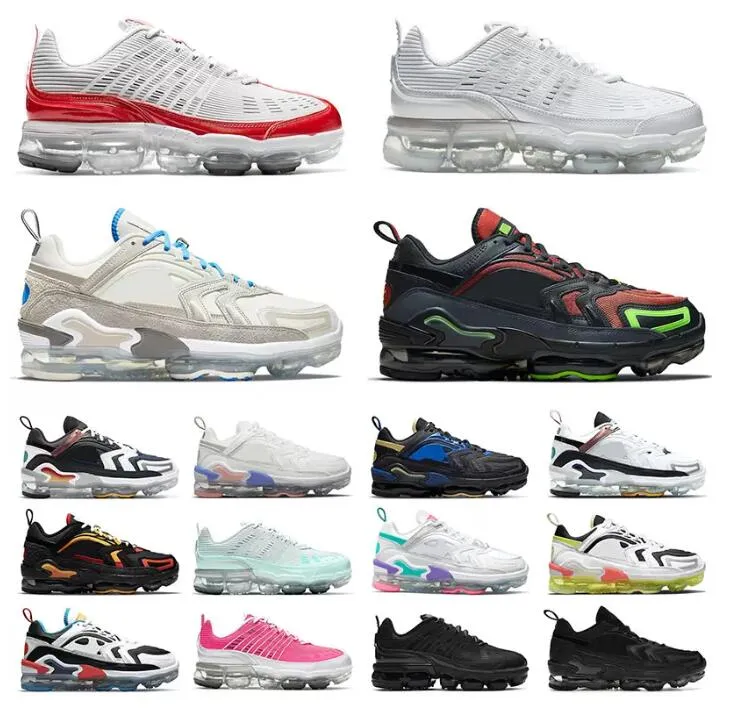 

2023 EVO Cushion Running Shoes Fly Knit 360 Mens Women University Red Metallic Gold Infrared Redstone Black Blue First Use Sand Summit White Sneakers Trainers, 12