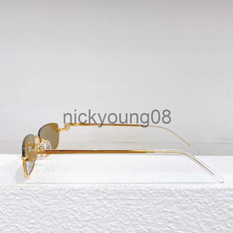 

Sunglasses Sunglasses for women half-frame metal frame design GG1278 fashion personality UV sunglasses ladies outdoor sports style glasses x0710