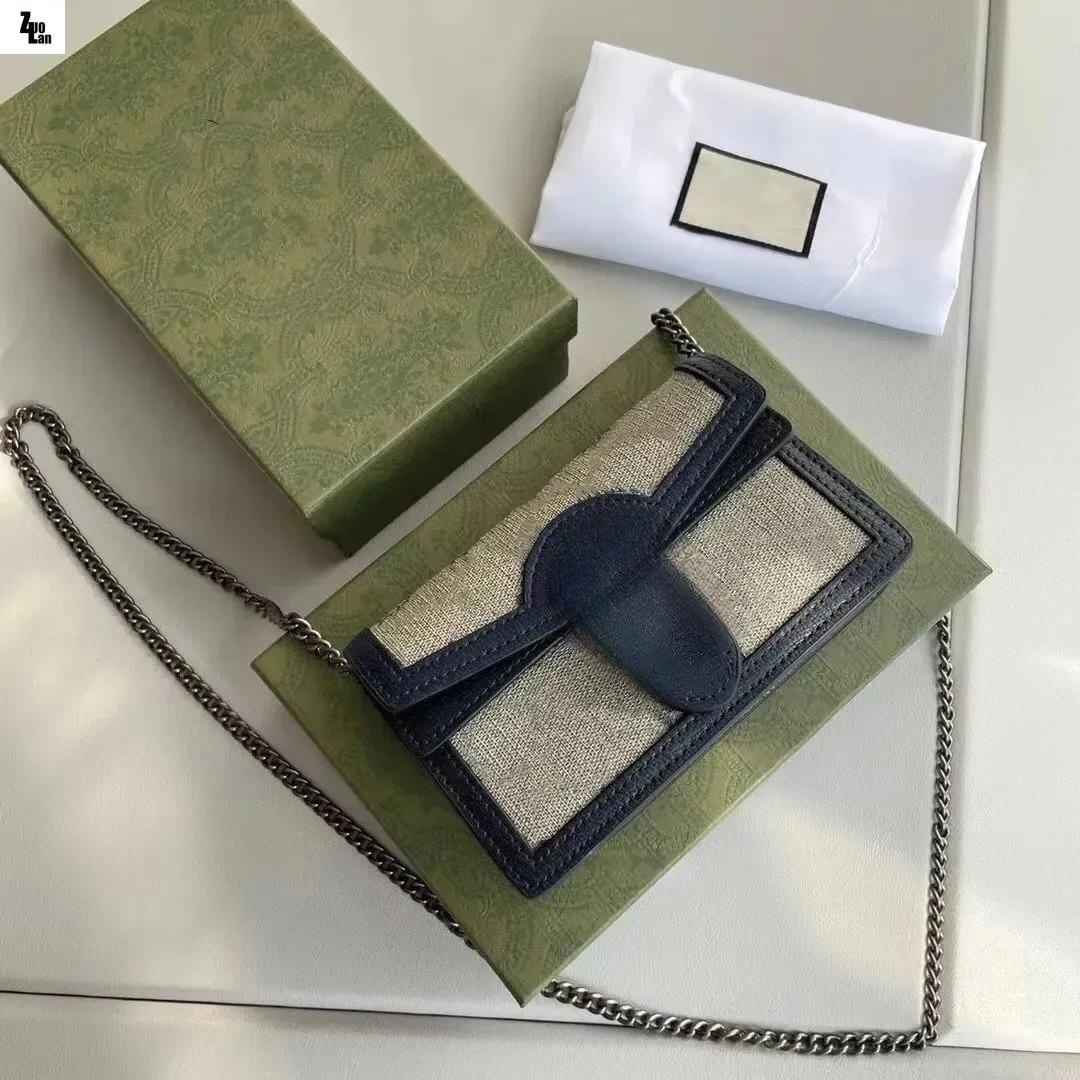 

10A Canvas Super Mini Cross Body Bag 476432 Women Fashion Vintage Key Chain Wallet 16.5cm Classic Suede Lining Denim Small Evening Bags, Denim black