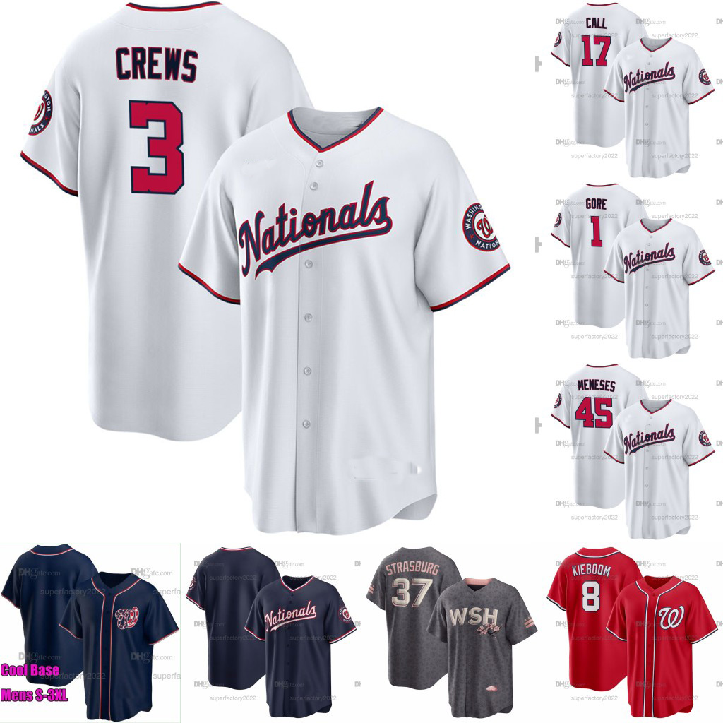 

Dylan Crews Nationals Jersey Washington CJ Abrams Luis Garcia Joey Meneses Luis Garcia Victor Arano Thaddeus Ward Riley Adams Keibert Ruiz Jeimer Candelario, Red coolbse women