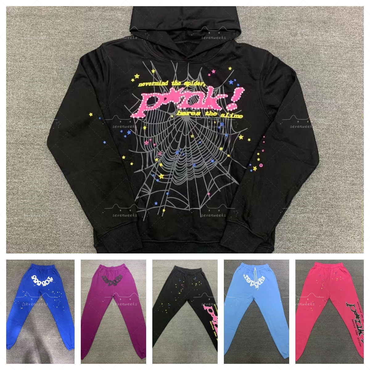 

spider hoodies designer mens Embroidered spider web sweatshirt joggers Pullover Red Sp5der Young Thug 55555 Angel Hoodies Men womens hoodie Women Pullovers, 12