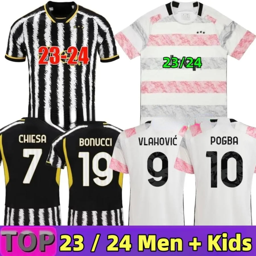 

fans player soccer jerseys 2023 2024 home away MILIK DI MARIA VLAHOVIC KEAN POGBA CHIESA McKENNIE LOCATELLI top jerseys 23 24 Kits men and Kids unifor Juventus maillot, 23/24 home aldult player