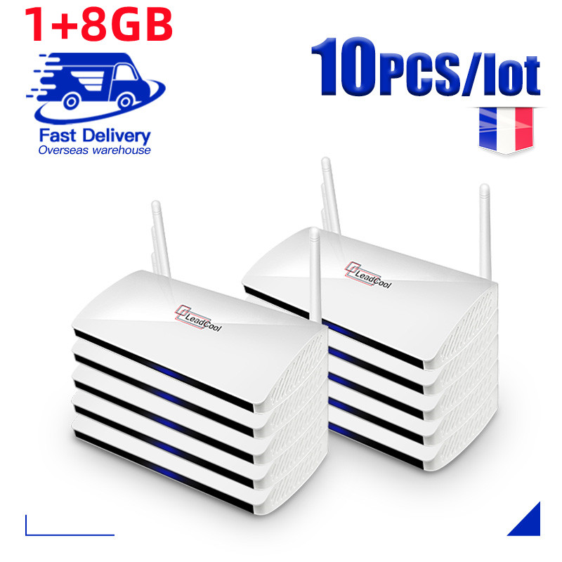 

Android Media Box Leadcool Android 9.0 RAM 1GB ROM 8GB 4K Set Top Box Amlogic S905W Quad Core 2.4G WIFI Ship From Frence Warehouse