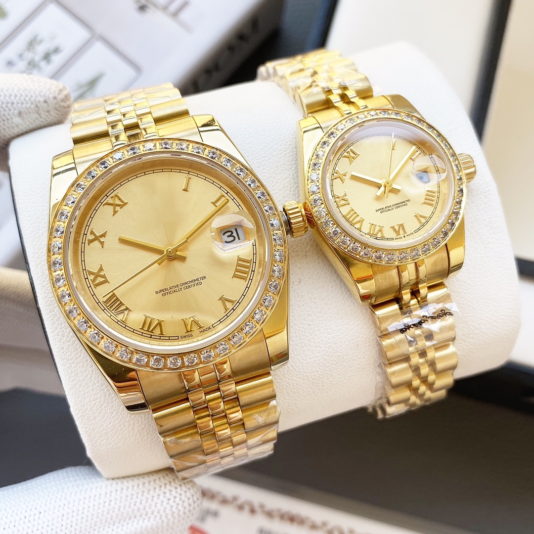 mens watch designer watches high quality womens women 41mm watch for men automatic watch 36/31mm Stainless steel Sapphire solid Clasp oyster day-image-842469035