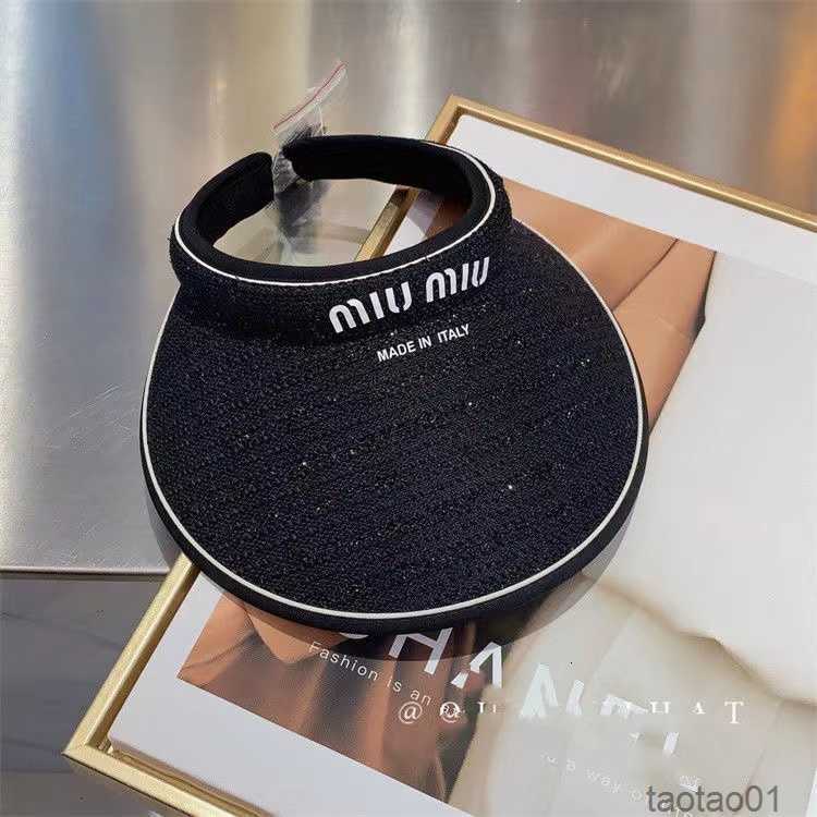 

Miu Women's Straw Hat 2023 New Open Top Sun Shade Hat Sun Protection Outdoor Leisuretjyz