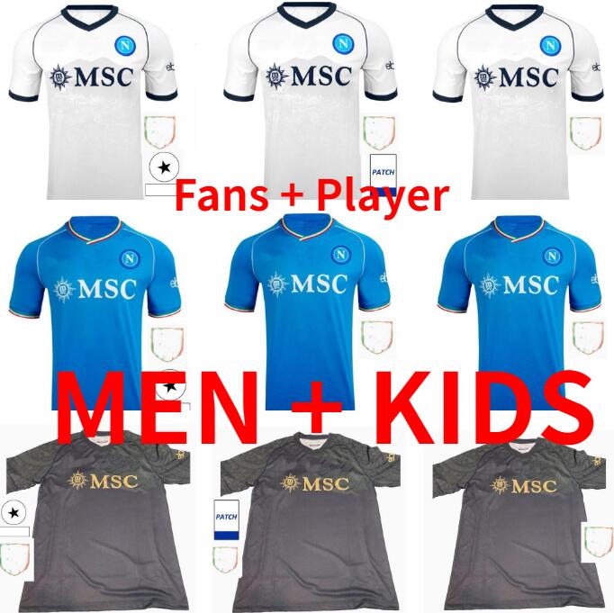 

23 24 Napoli soccer jerseys Naples Maradona football shirt 2023 2024 KOULIBALY H.LOZANO camiseta de futbol INSIGNE maillot foot MERTENS Men Kids Kits