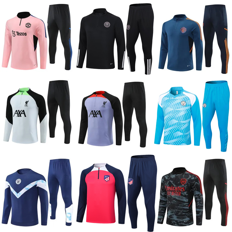 

Atletico Madrids Inter Miam tracksuit city arsen AJAXS tracksuit PEPE SAKA UTD adult boys Gunners training suit ODEGAARD THOMAS TIERNEY lvp Transport Men Kids kit, 111