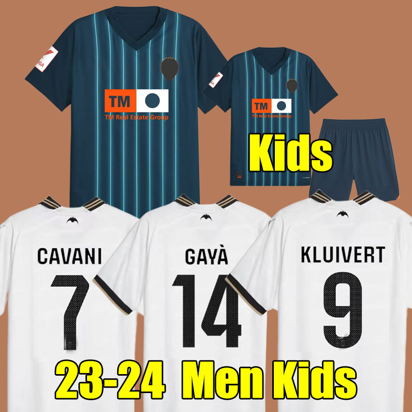 

23 24 Valencia soccer jerseys Cavani GUEDES GAMEIRO Florenzi home away third camisetas de futbol RODRIGO Gaya M.Gomez 2023 2024 men kids kit football shirts, 23-24 home+patch