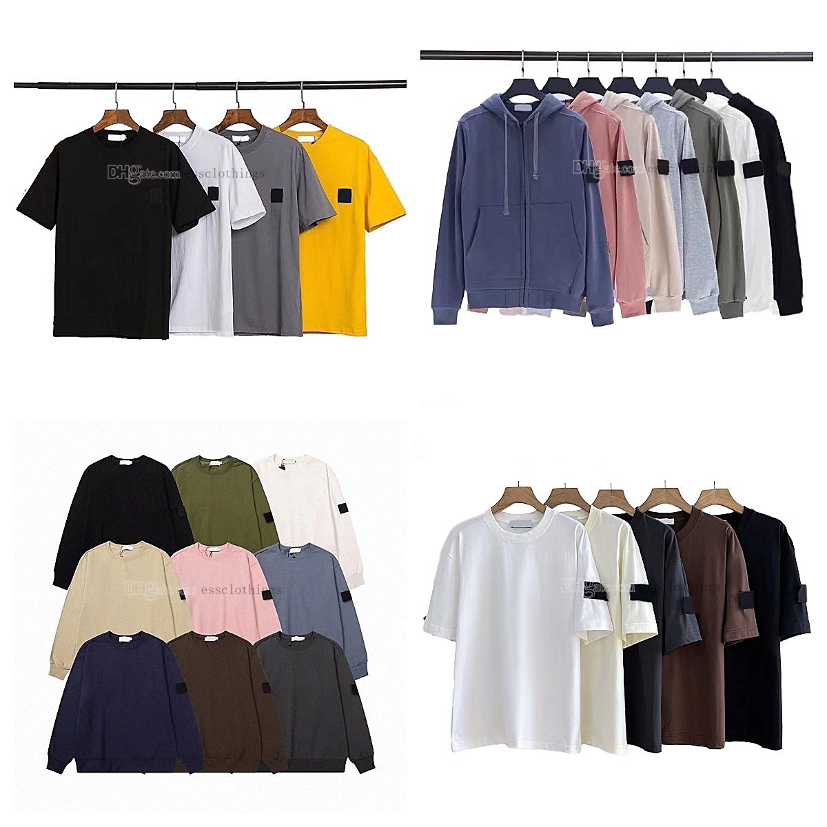 

Designer Mens tshirts Hoodie Mens Sweatshirt Compass Embroidered Armband Cotton Summer Shirt Short Sleeve Tshirt Pullover Hoodies Sweater stone island jacket, 24