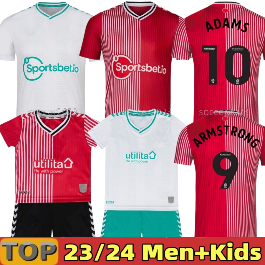 

23 24 SouTHamptONs The Saints Soccer Jerseys WARD-PROWSE football shirt uniform Home kids men tops kits DJENEPO ARMSTRONG ADAMS ROMEU VESTERGAARD, 23 24 away kids