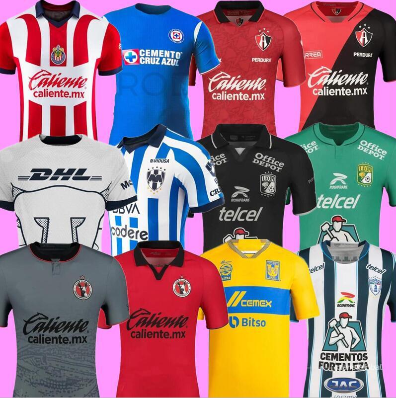 

Club America 2023 2024 Chivas de Guadalajara Soccer Jerseys Tigres UANL 23 24 LIGA MX I. BRIZUELA A. VEGA Rayados football shirt Monterrey Atlas FC GONZALEZ Club Leon