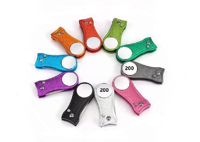 

Foldable divot tools wholesales golf divot Pitch Fork Pitchfork Metal 400pcs