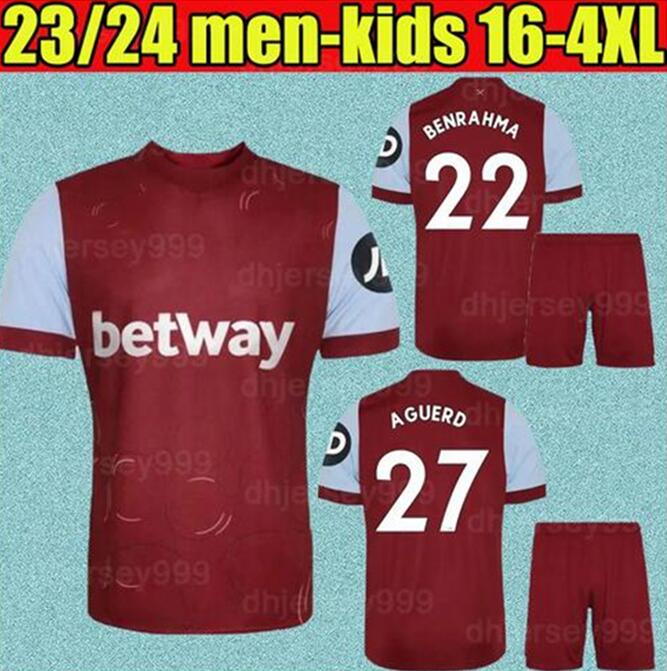 

2023 2024 BOWEN RICE SCAMACCA soccer jerseys camesitas de futol 22 23 24 home away 3rd BENRAHMA LANZINI ANTONIO FORNALS football shirt L.PaquetA maillots foot