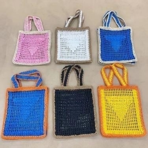 Designer bag Shoulder Bag beach bag Fashion Mesh Hollow Woven Shopping Bags for Summer Tote Bag-image-759460758
