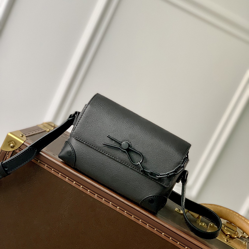 

Mini Steamer bag Designer Men's Shoulder bag Genuine leather Flap bag 18CM Man Crossbody bag Delicate knockoff Super_bagss With Box YL326, M81746